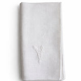 Radish napkin white on white