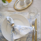 Napkin La Toile de Jouy set of 6 Blue