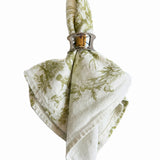 Napkin La Toile de Jouy set of 6 Green