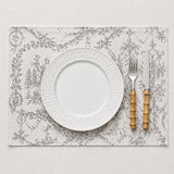 Placemat La Toile de Jouy Grey set of 6