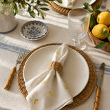 Mini lemon napkins set of 6